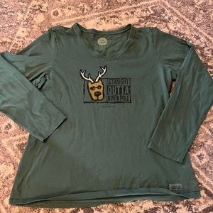 life is good long sleeve tee